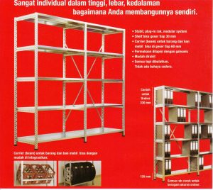 RAK GUDANG GALVANIS | Rak Besi Susun Light Medium Heavy Duty Serbaguna | 