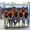 RAK BESI SUSUN GUDANG MEDIUM DUTY TIPE RR-500 TINGGI 200 CM, KAPASITAS (LOAD MAX) 500 KG / LEVEL, UKURAN P.200 x L.60 x T.200 CM, 4 SUSUN SHELVING, WARNA TIANG BIRU SHELVING KREM