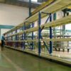 RAK BESI SUSUN GUDANG MEDIUM DUTY TIPE RR-500 TINGGI 200 CM, KAPASITAS (LOAD MAX) 500 KG / LEVEL, UKURAN P.200 x L.60 x T.200 CM, 4 SUSUN SHELVING, WARNA TIANG BIRU SHELVING KREM