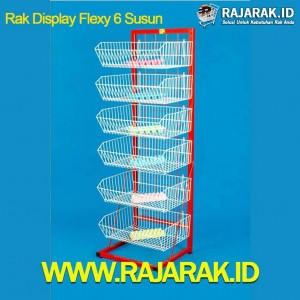 Rak Display Flexy 6 Susun