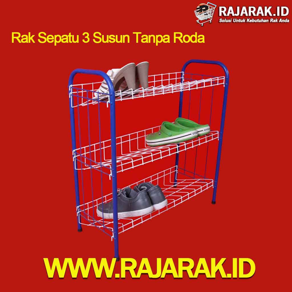  RAK  SEPATU 3 SUSUN TANPA RODA  RAJARAK ID SITUS JUAL 