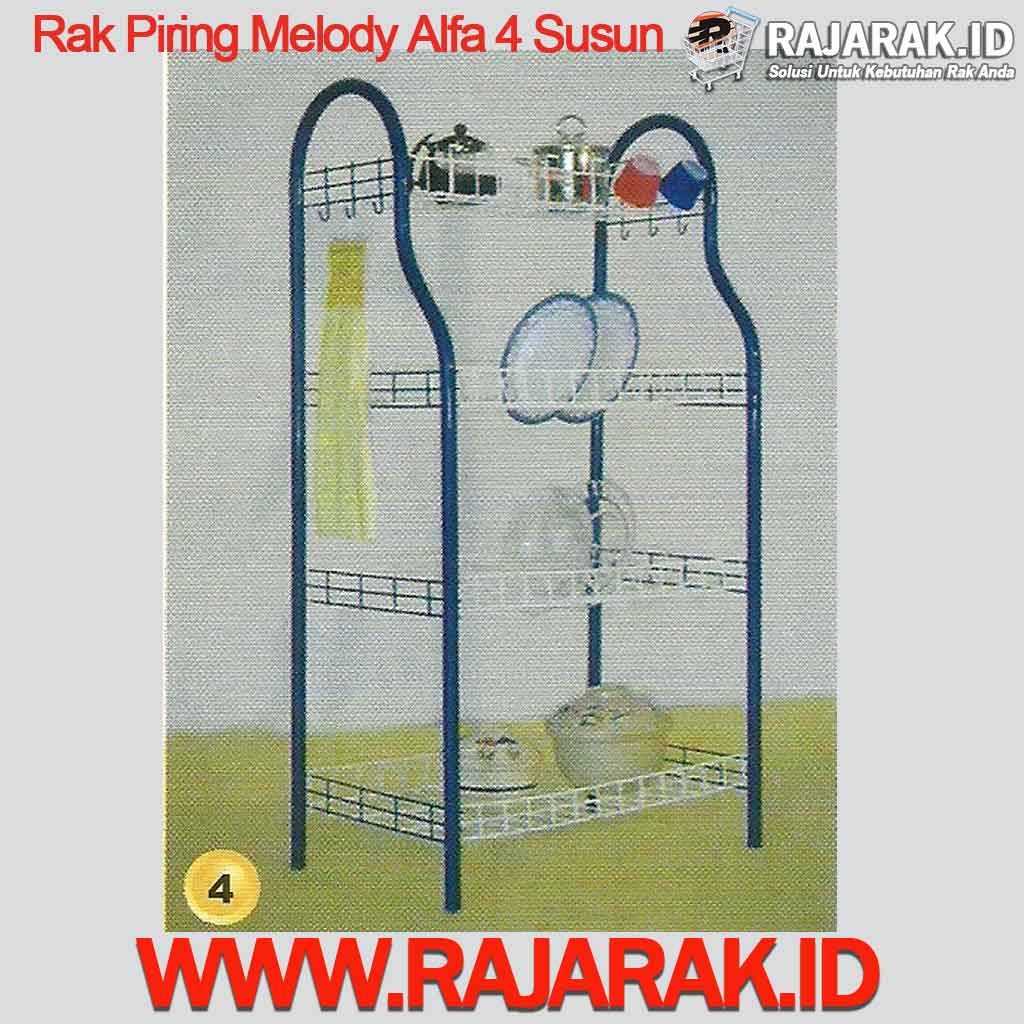 Rak Piring Melody Alfa 4 Susun