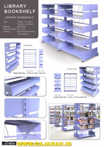 ALBA RAK PERPUSTAKAAN TIPE LB-1505S & LB-1505D