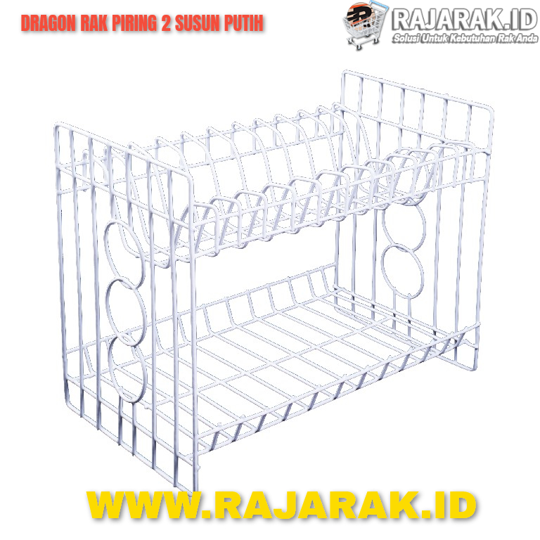 DRAGON RAK PIRING 2 SUSUN PUTIH(1)