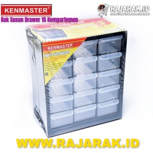 Kenmaster Rak Susun Drawer 15 Kompartemen | Rajarak.Id