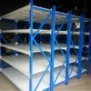 RAK GUDANG LIGHT DUTY TIPE RR-36 T.200 | RAK BESI SUSUN SERBAGUNA, 4 LEVEL SHELVING, KAPASITAS 250 KG/LEVEL ATAU 1 TON/UNIT, UKURAN 200cm x 60cm x 200cm