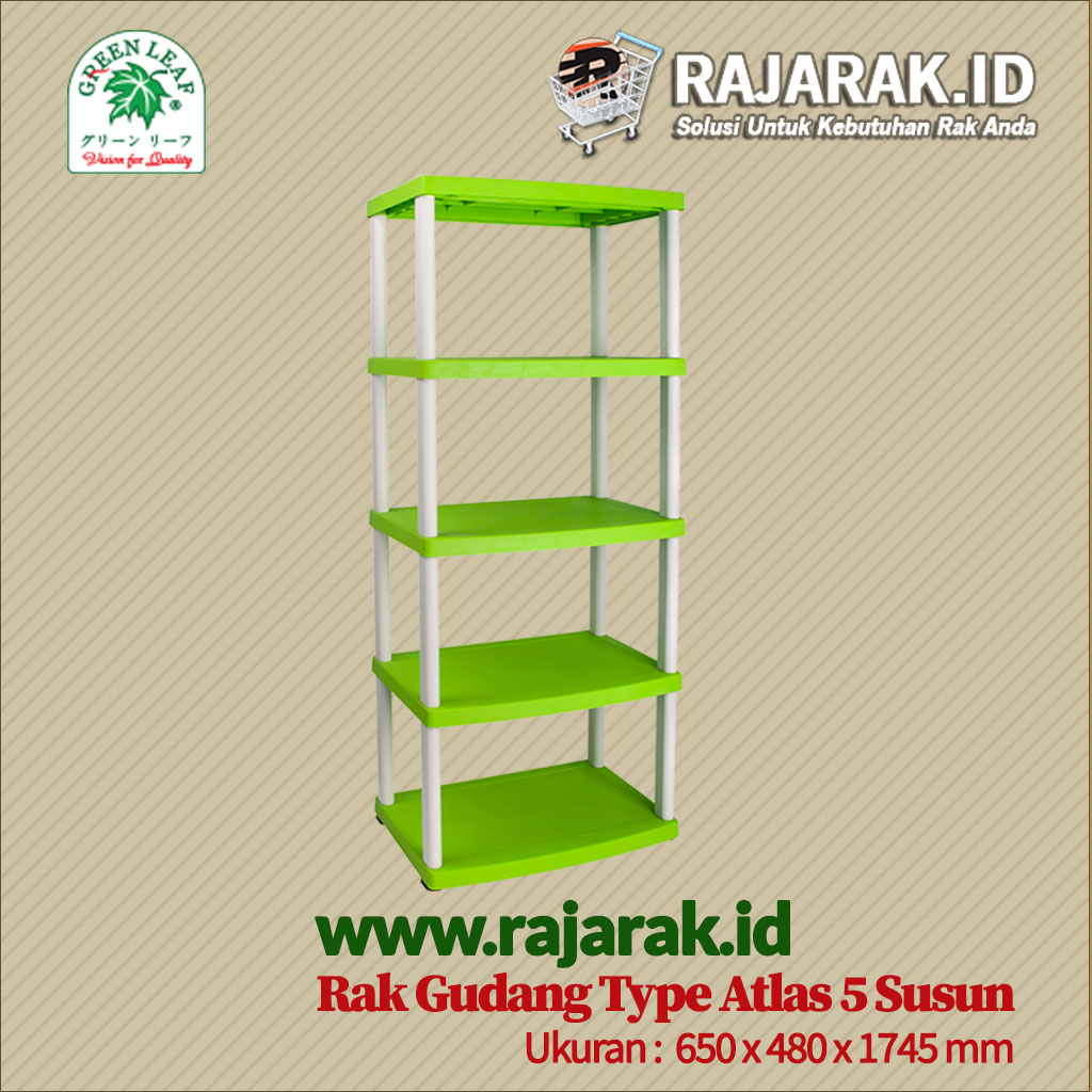 Rak Gudang Plastik Type Atlas S5