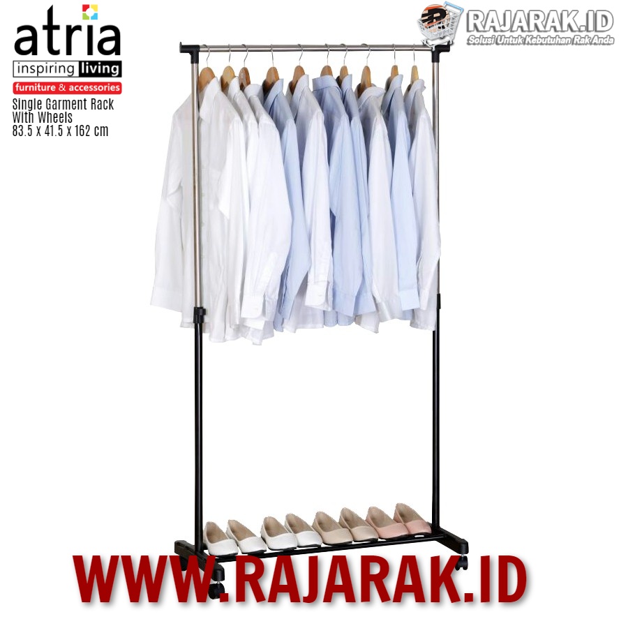 AITRA – SINGLE GARMENT RACK WITH WHEELS