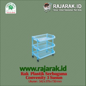rak plastik convenity 3 susun
