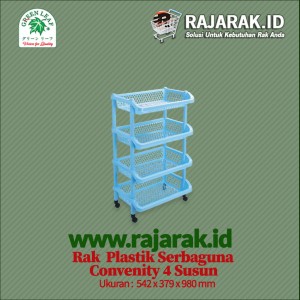 rak plastik convenity 4 susun