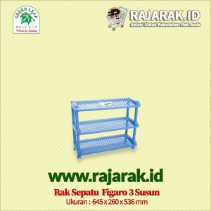 rak sepatu figaro 3 susun