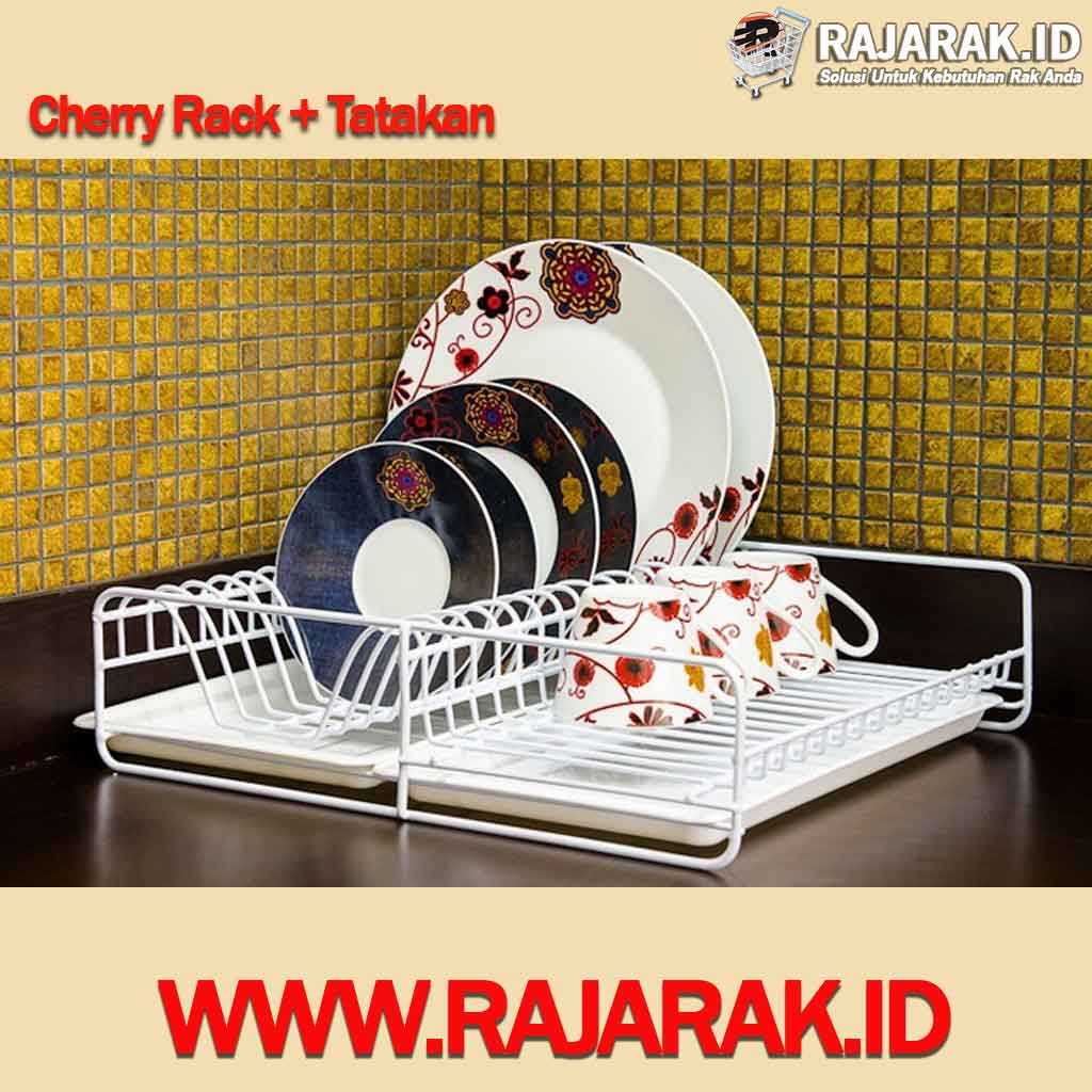 Modelline rak piring Gelas tipe Cherry Rack + Tatakan