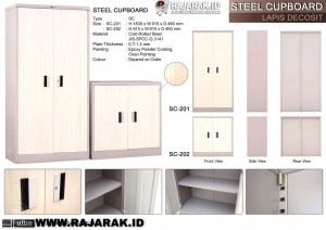 ALBA STEEL CUPBOARD - LEMARI BESI DECOSIT TIPE SC-201 & 202