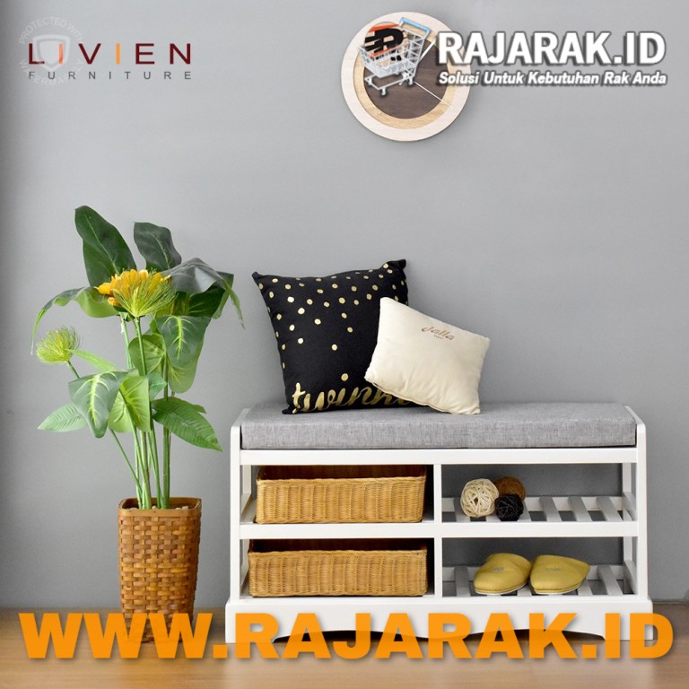  LIVIEN  FURNITURE  DYNAMIC BENCH RACK RAK SEPATU 