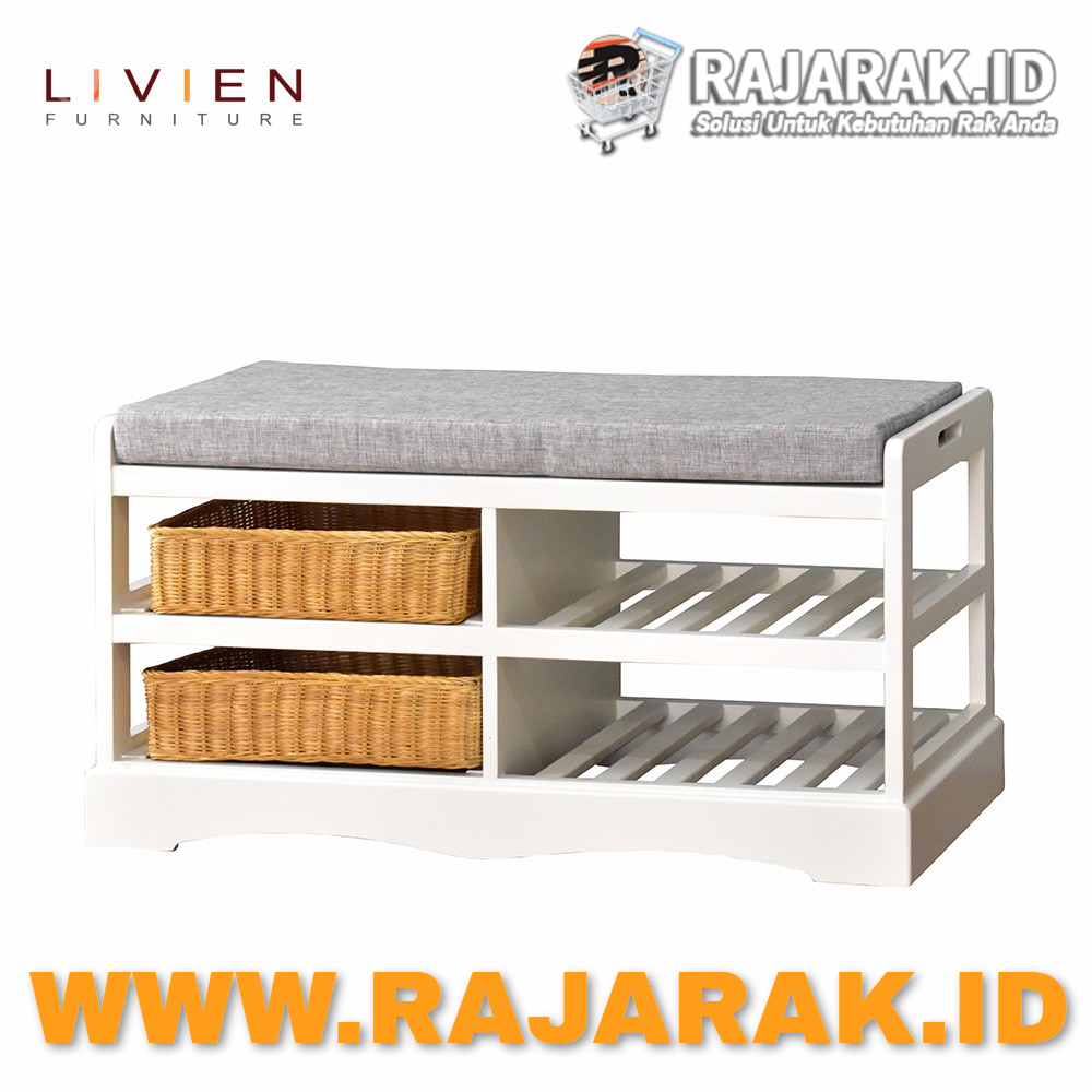  LIVIEN  FURNITURE  DYNAMIC BENCH RACK RAK SEPATU 