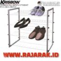 KRISBOW RAK SEPATU 4 TINGKAT – SILVER