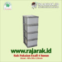 RAK BAJU / PAKAIAN GREEN LEAF TIPE EXALL 4 SUSUN