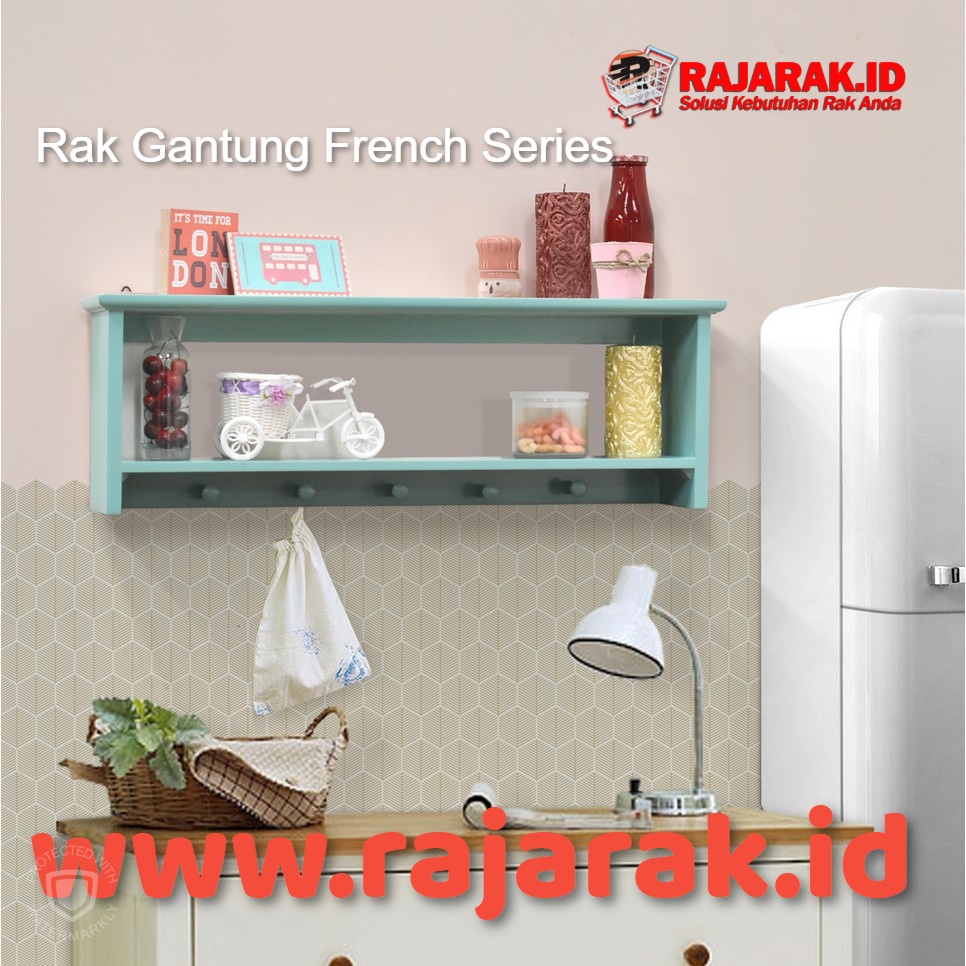  LIVIEN  FURNITURE  RAK GANTUNG FRENCH SERIES RAJARAK ID 