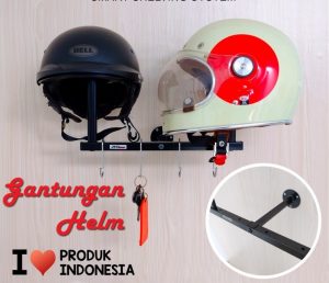 GANTUNGAN HELM DINDING 