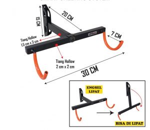 GANTUNGAN SEPEDA DINDING LIPAT TIPE GS-02