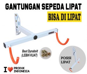 GANTUNGAN SEPEDA DINDING LIPAT TIPE GS-02