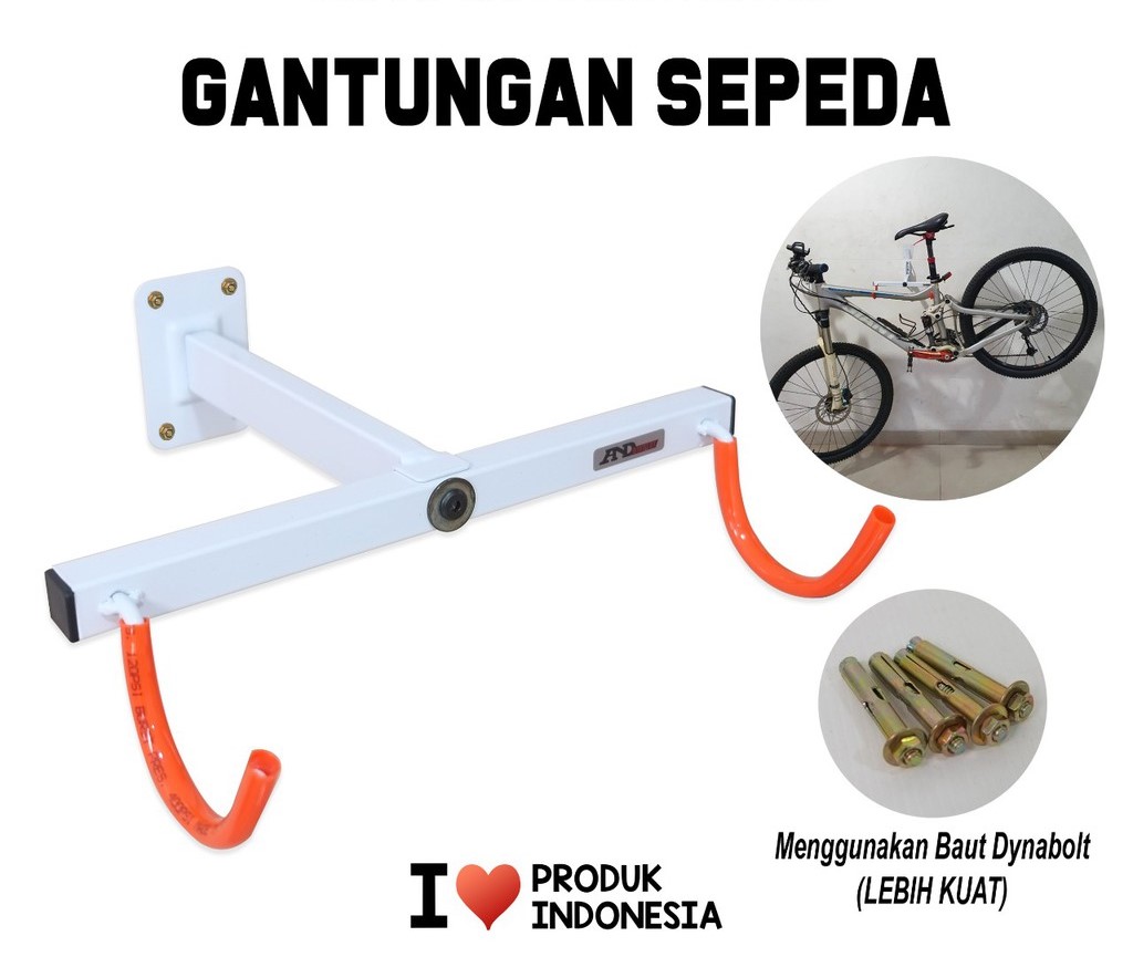 RAK GANTUNGAN SEPEDA TIPE GS-01 PUTIH