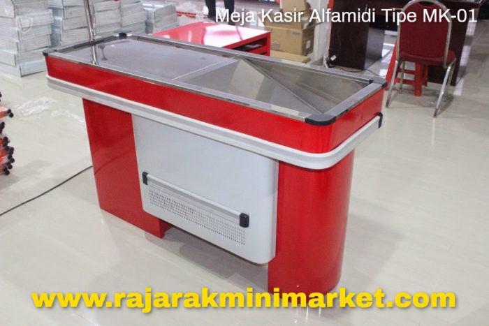 MEJA KASIR MINIMARKET / SUPERMARKET TIPE MK-01 (BEST SELLER)
