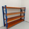RAK BESI GUDANG MEDIUM DUTY TIPE ZA-300 (PRODUK LOKAL) – KAPASITAS 300 KG / SHELVING ATAU 1,2 TON / UNIT, 4 LEVEL, UKURAN 200x50x200 CM & 200x60x200 CM (WARNA & UKURAN BISA CUSTOM)