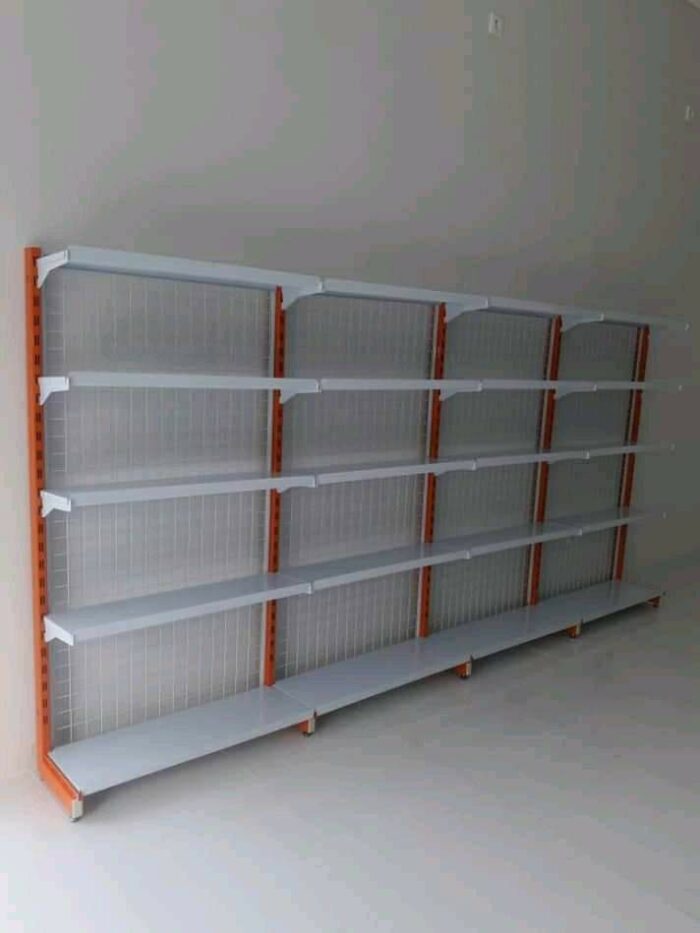 RAK MINIMARKET MURAH TIPE ZA-15 | RAK GONDOLA DISPLAY TOKO (PRODUK LOKAL) | UKURAN P. 90 CM, T. 120/150/170 CM, L.28 CM | WARNA CUSTOM | KIRIM KE SELURUH INDONESIA