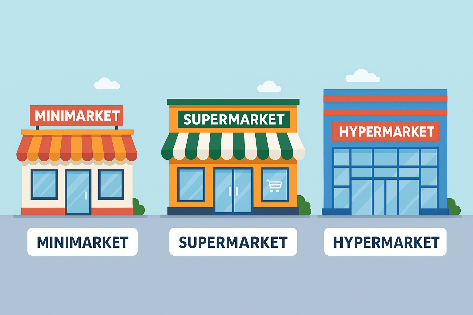 PERBEDAAN MINIMARKET, SUPERMARKET, DAN HYPERMARKET