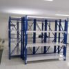 RAK BESI SUSUN GUDANG LIGHT DUTY TIPE JF-200, 4 SUSUN SHELVING, KEKUATAN 200 KG / LEVEL, UKURAN 200 x 60 x 200 CM