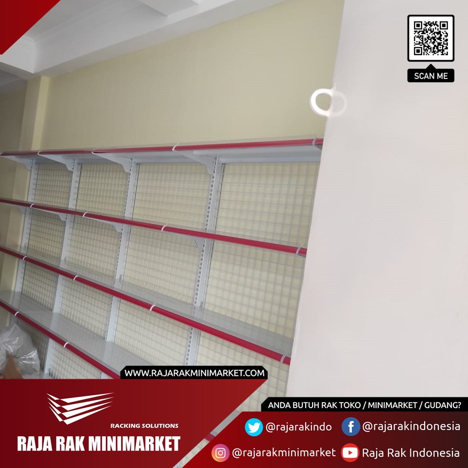 RAK MINIMARKET KOSONG TIPE RR-150 (BELUM ADA DISPLAY BARANG): Solusi Terbaik untuk Display Toko Modern dari RAJA RAK INDONESIA