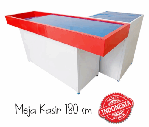MEJA KASIR MINIMARKET TOKO SWALAYAN MODERN TIPE MK-05 SK-180 | RAJARAK.ID