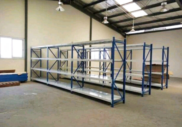 RAK BESI SUSUN GUDANG SERBAGUNA LIGHT DUTY TIPE RR-250 L60, KEKUATAN 250 KG/LEVEL (1 TON/UNIT) | RAJARAK.ID | JUAL KE SELURUH INDONESIA