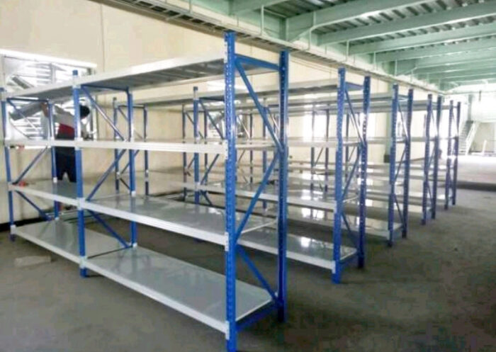 RAK BESI SUSUN GUDANG SERBAGUNA LIGHT DUTY TIPE RR-250 L60, KEKUATAN 250 KG/LEVEL (1 TON/UNIT) | RAJARAK.ID | JUAL KE SELURUH INDONESIA