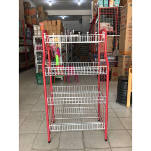 RAK PIRING MASTER 4 SUSUN TIPE R04 UKURAN 72x44x135 CM | RAK PIRING DAPUR RUMAH | RAJARAK.ID