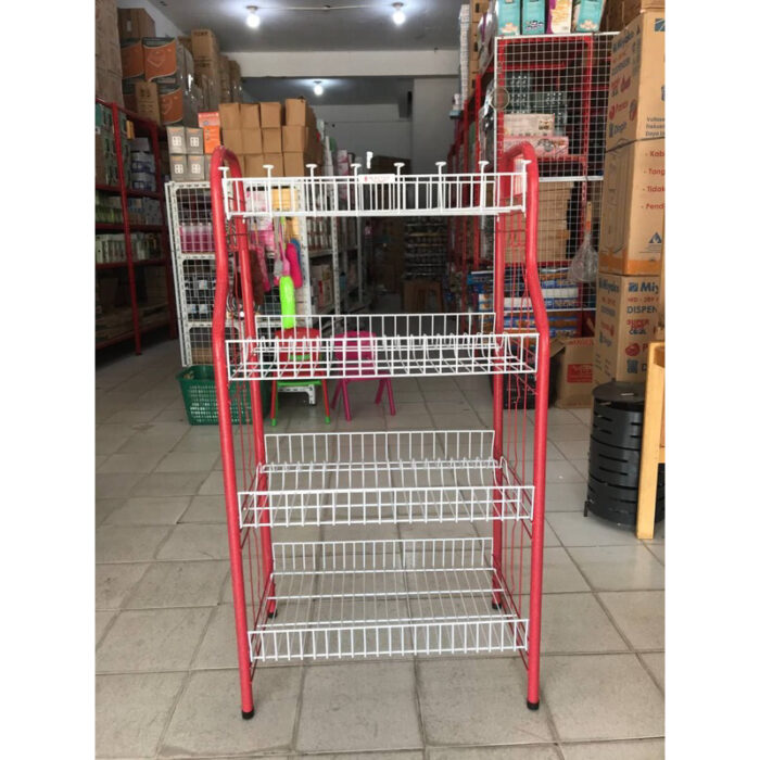 RAK PIRING MASTER 4 SUSUN TIPE R04 UKURAN 72x44x135 CM | RAK PIRING DAPUR RUMAH | RAJARAK.ID