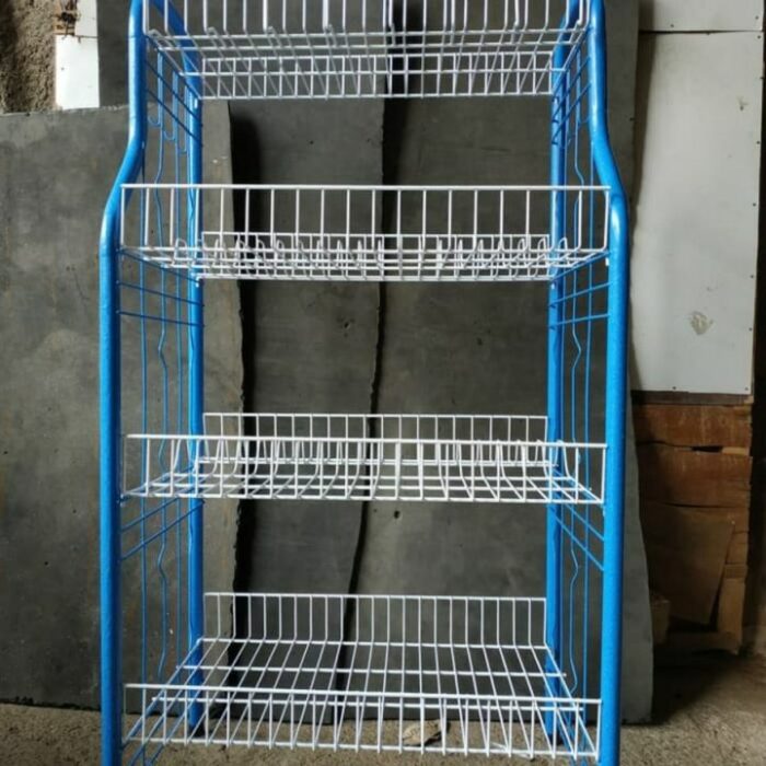 RAK PIRING MASTER 4 SUSUN TIPE R04 UKURAN 72x44x135 CM | RAK PIRING DAPUR RUMAH | RAJARAK.ID