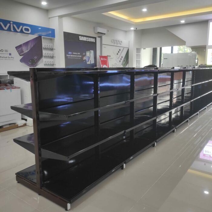 RAK TOKO ELEKTRONIK DARI RAK GONDOLA DISPLAY SUPERMARKET | RAJARAK.ID