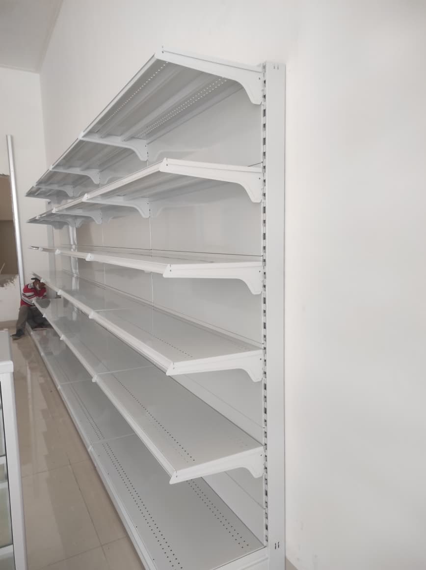 PEMASANGAN RAK MINIMARKET GONDOLA DISPLAY TOKO TIPE RR-150 DI PIK – PANTAI INDAH KAPUK – JAKARTA UTARA OLEH TIM RAJA RAK INDONESIA