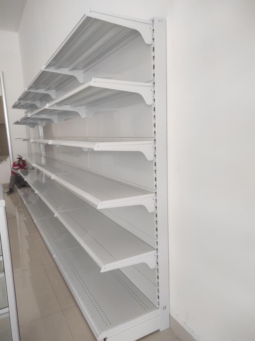 PEMASANGAN RAK MINIMARKET GONDOLA DISPLAY TOKO TIPE RR-150 DI PIK – PANTAI INDAH KAPUK – JAKARTA UTARA OLEH TIM RAJA RAK INDONESIA