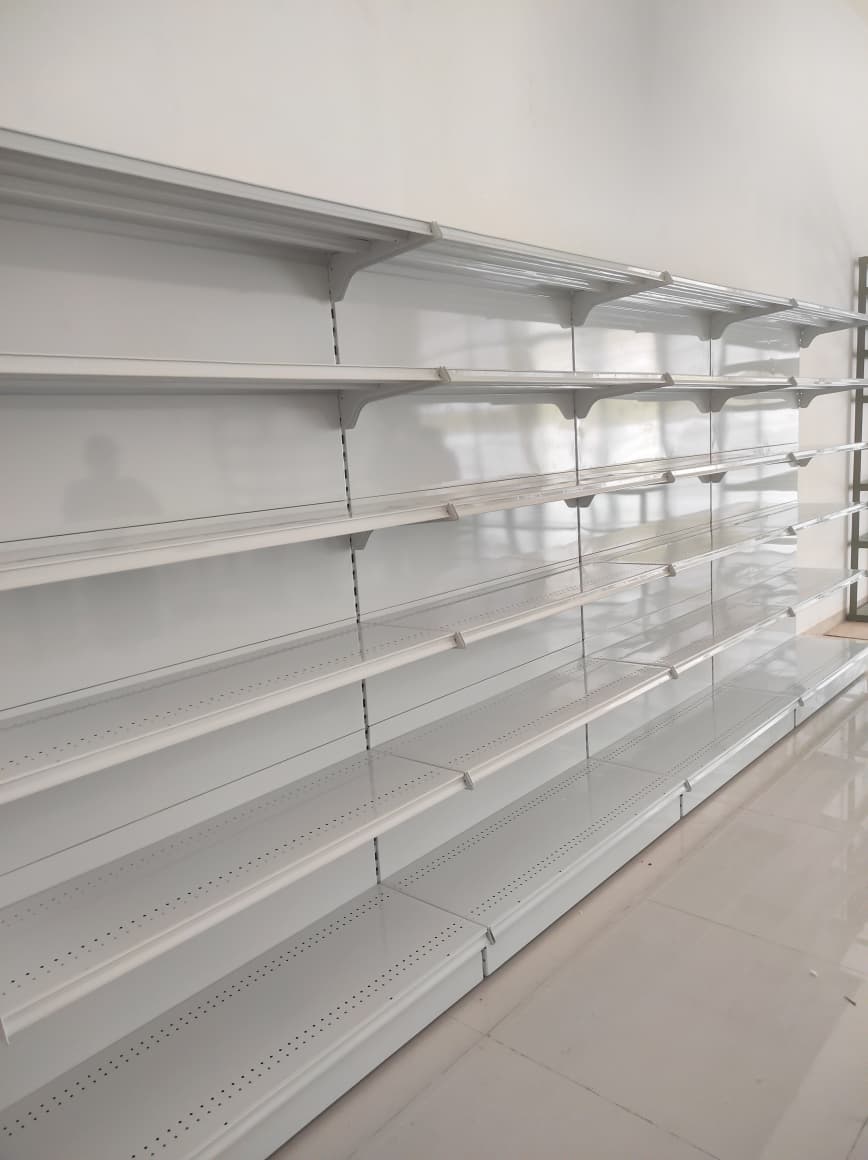 PEMASANGAN RAK MINIMARKET GONDOLA DISPLAY TOKO TIPE RR-150 DI PIK – PANTAI INDAH KAPUK – JAKARTA UTARA OLEH TIM RAJA RAK INDONESIA