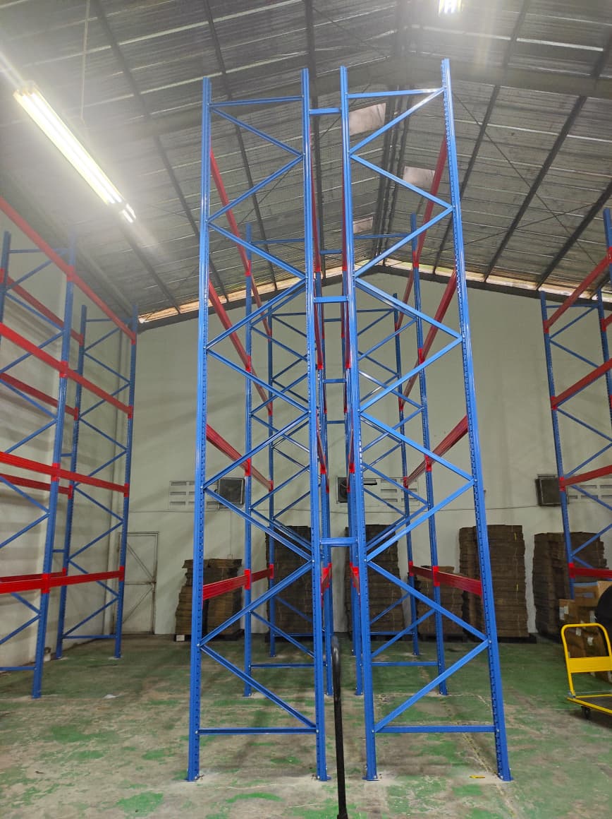 PEMASANGAN RAK PALLET BESI GUDANG INDUSTRI HEAVY DUTY DI TAMAN TEKNO BSD - KOTA TANGERANG SELATAN OLEH TIM RAJA RAK INDONESIA