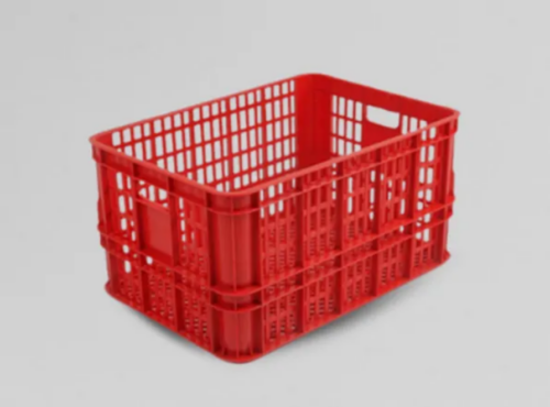 BOX CONTAINER PLASTIK INDUSTRI BESAR 85 LITER HDPE BIOPLAST 6232 UKURAN 62 x 43 x 32 CM | RAJA RAK INDONESIA