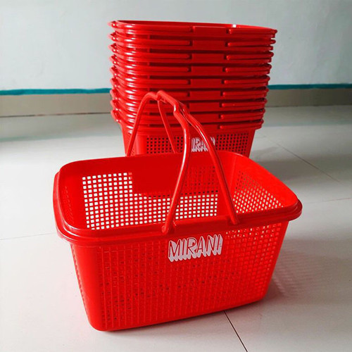 KERANJANG BELANJA PLASTIK TOKO SWALAYAN MINIMARKET MIRANI | RAJARAK.ID