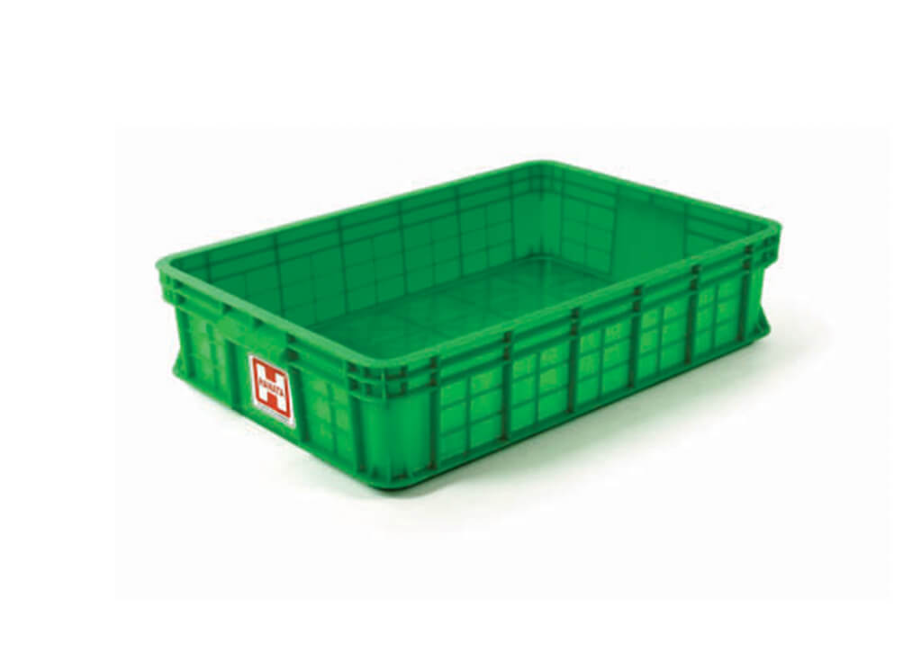 BOX CONTAINER INDUSTRI PLASTIK RAPAT SERBAGUNA HANATA HNT 2100M UKURAN 64x43x14,5 CM: Solusi Penyimpanan Praktis dan Efisien untuk Berbagai Kebutuhan Industri