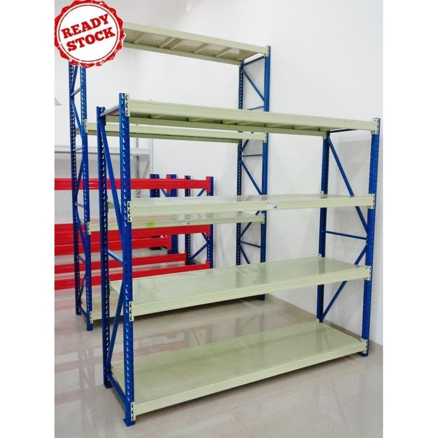 RAK GUDANG MEDIUM DUTY DC-50 KAPS 2 TON PER UNIT ATAU 500 KG/LEVEL | RAJA RAK INDONESIA